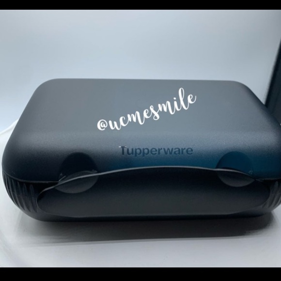 Tupperware At Lunch Box + Divided Insert on-the-go Container - Picture 1 of 8